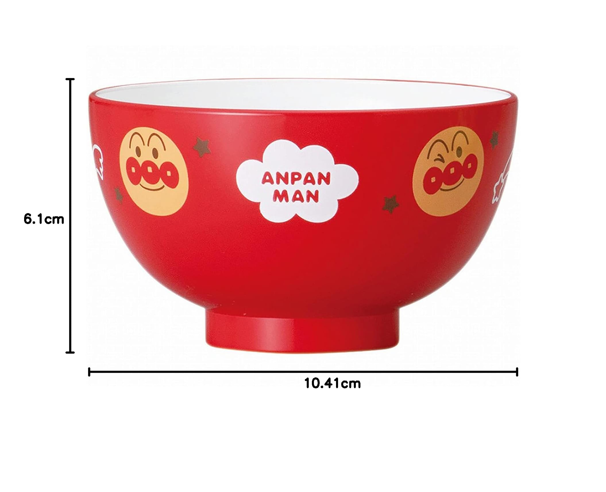 Amazon｜金正陶器 「 それいけ!アンパンマン 」 塗 椀 汁椀 M 約