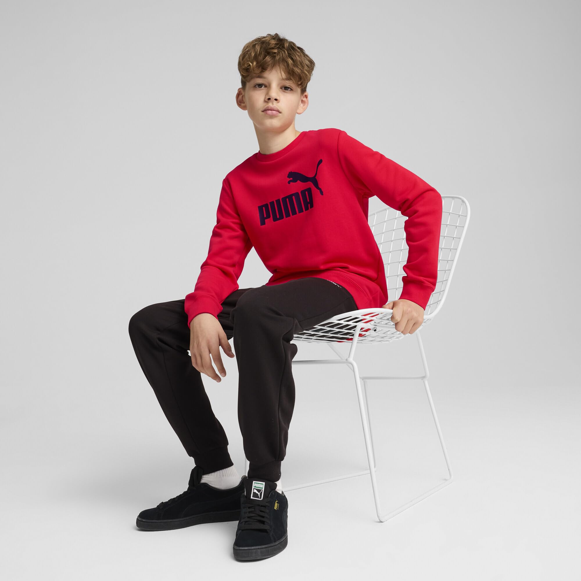 PUMA Bluza dresowa z logo ESS nr 1 TR B