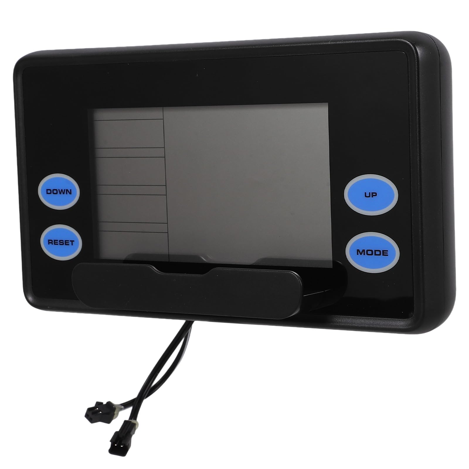 LCD Display für Rudergerät Geschwindigkeitszähler mit Digitaler Anzeige Schwarz Kompakt und Tragbar für Heimfitness Zubehör und Training