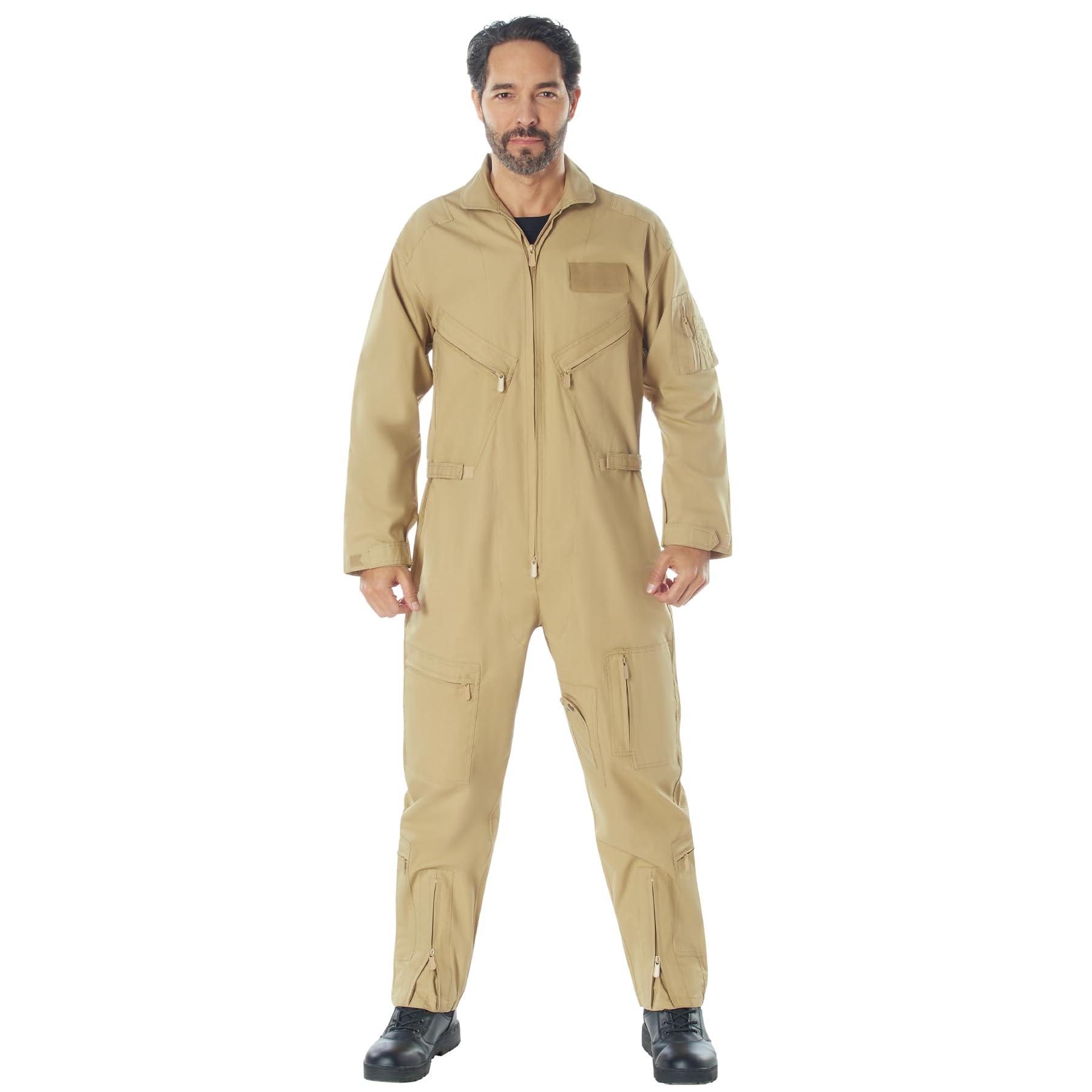 Rothco Flightsuit – Mens Pilot Coveralls – Costume Cosplay Jumpsuit