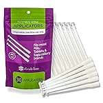 Intimate Rose 30 Count Vaginal Suppository Applicators, Individually Wrapped, Disposable Applicator - Fits Most Boric Acid Suppositories and More, from, Pack of 30