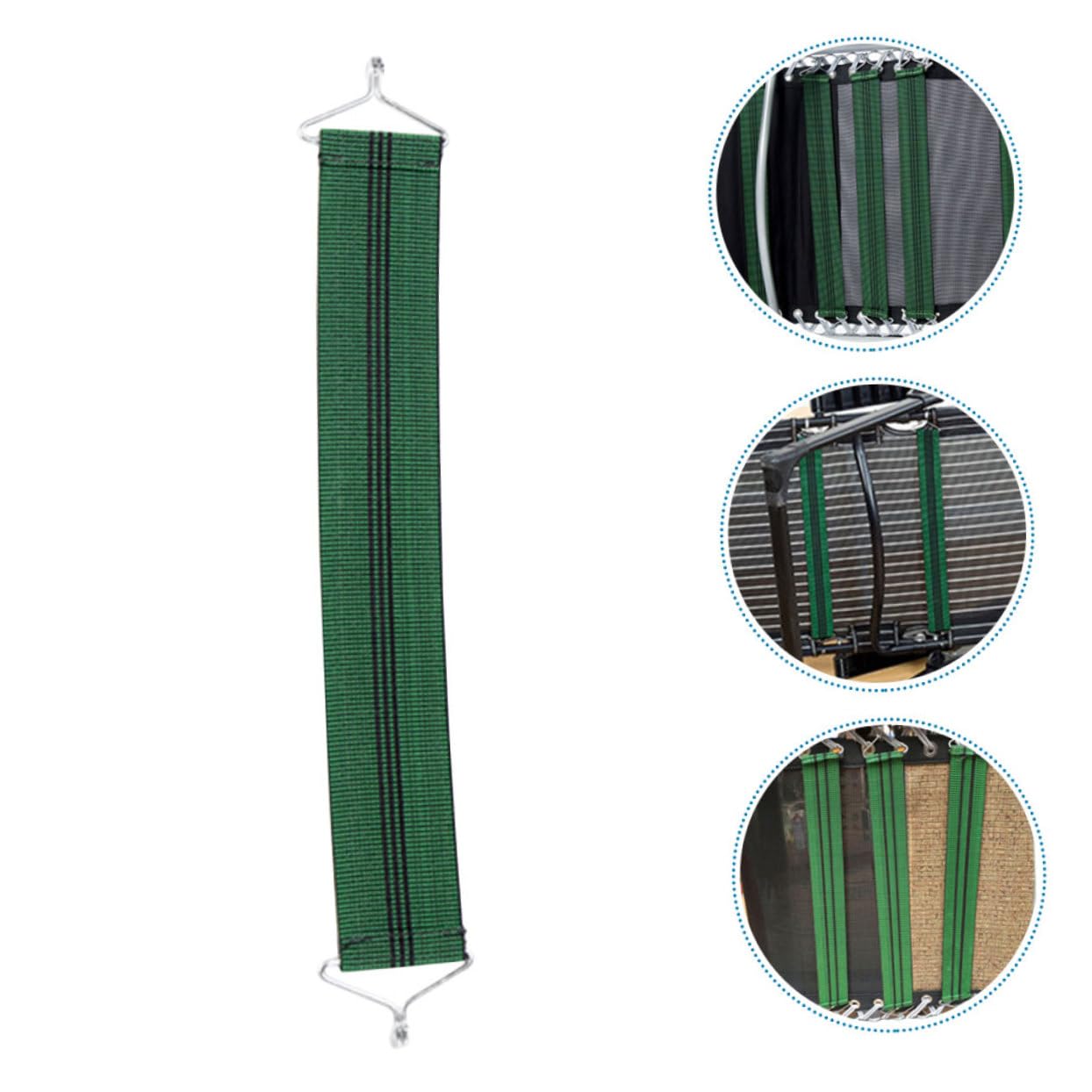 SUPVOX Cinghie Elastiche Rinforzate Set da 5 per Poltrona Reclinabile per Fissaggio e Supporto Verde, Facile da Usare di Poltrone e Divani Reclinabili