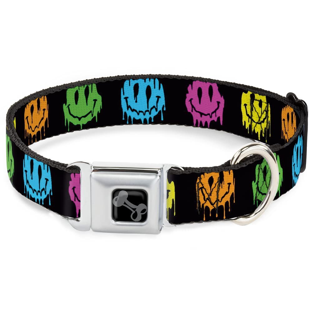 Collier pour chien large de 3,8 cm avec boucle métallique haut de gamme