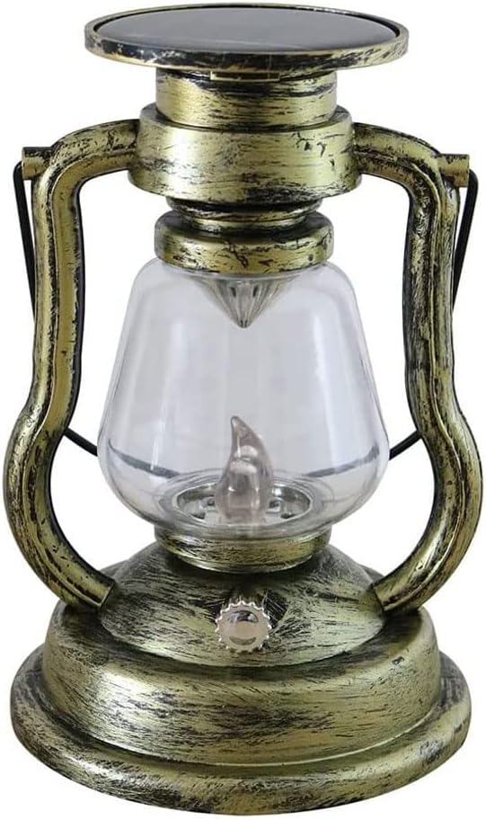 Decorative Lighting Oil Lamp Outdoor Solar Kerosene Lamp Portable Camping Oil Lamp Home Emergency Lighting Horse Lamp Decoration Retro Kerosene Lamp
