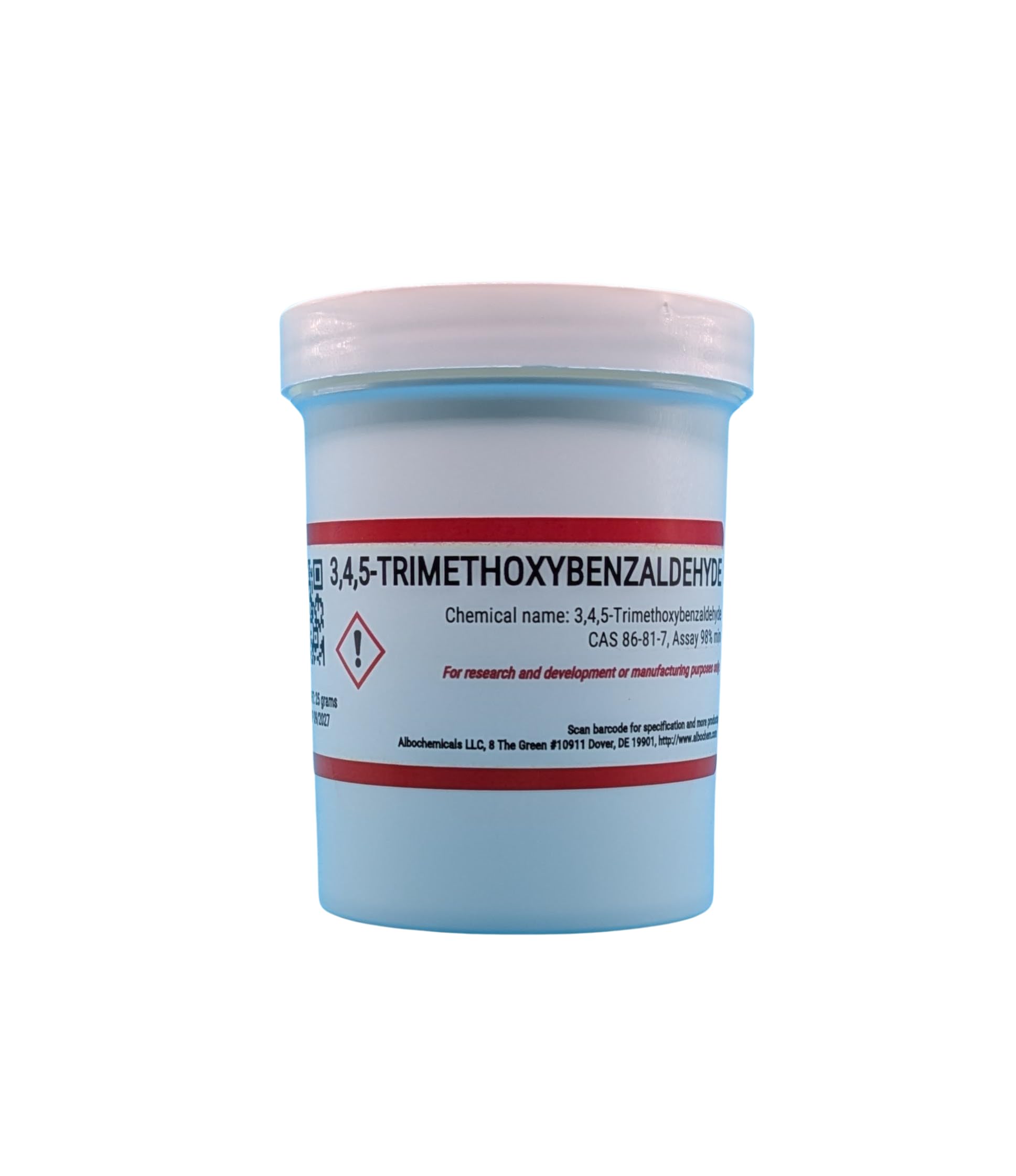 3,4,5-Trimethoxybenzaldehyde ?98% 25 Grams