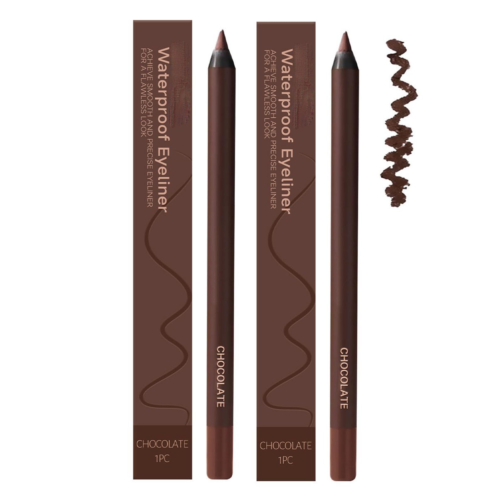 NENYLEI 24 HR Waterproof Eyeliner Duo Sharpenable Eye Pencil, 2-in-1 Eyeliner & Eyeshadow, No Smudging, Fading, Smooth and Easy to Color