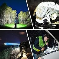 Blukar Taschenlampe LED Aufladbar, Extrem Hell Zoombar Taschenlampen – Ansicht 8