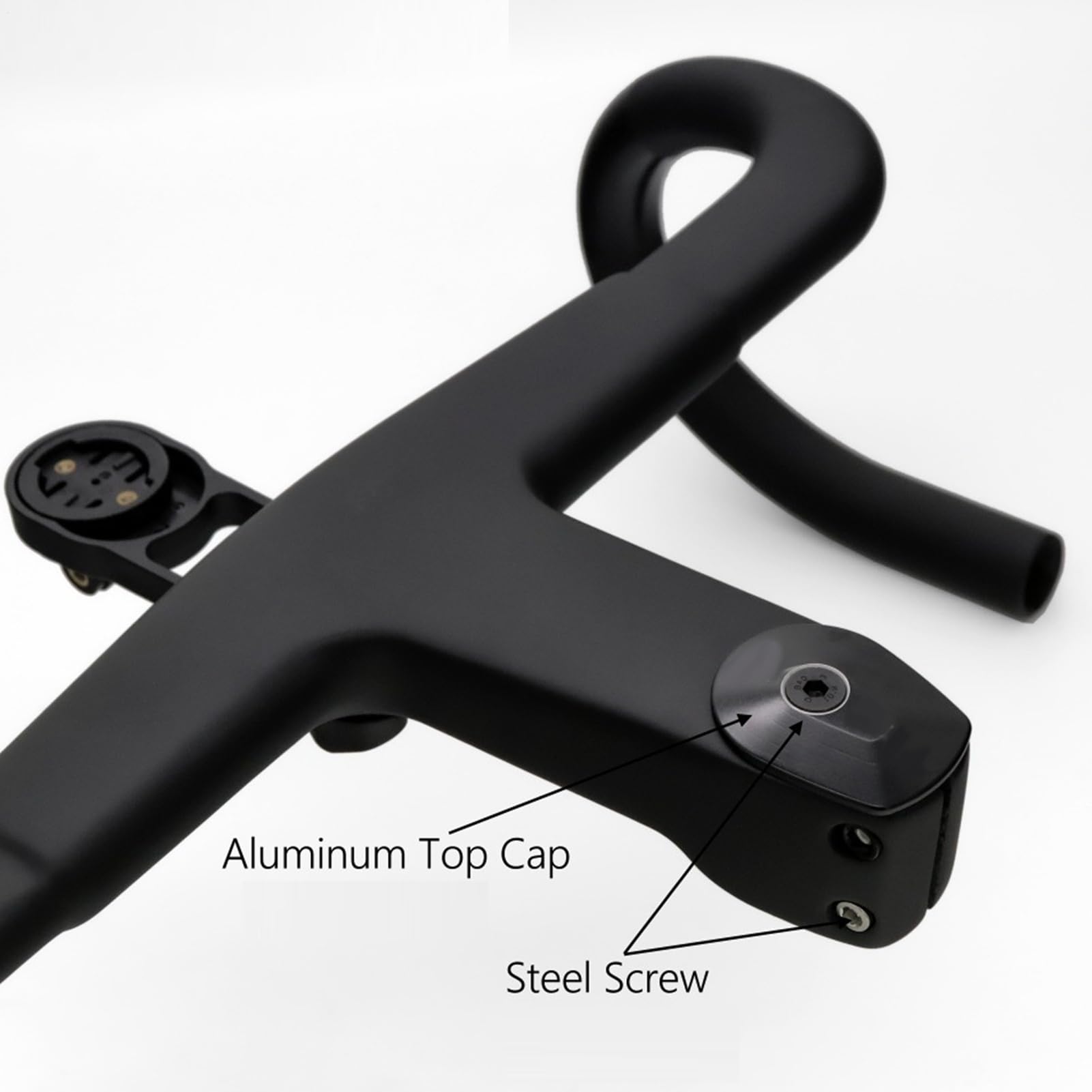 Manubri In Carbonio Per Bici Da Corsa Attacco del Manubrio Integrato in | Ciclismo Lega Alluminio Antivibranti Per Appassionati Famiglia Adulti Ragazzi