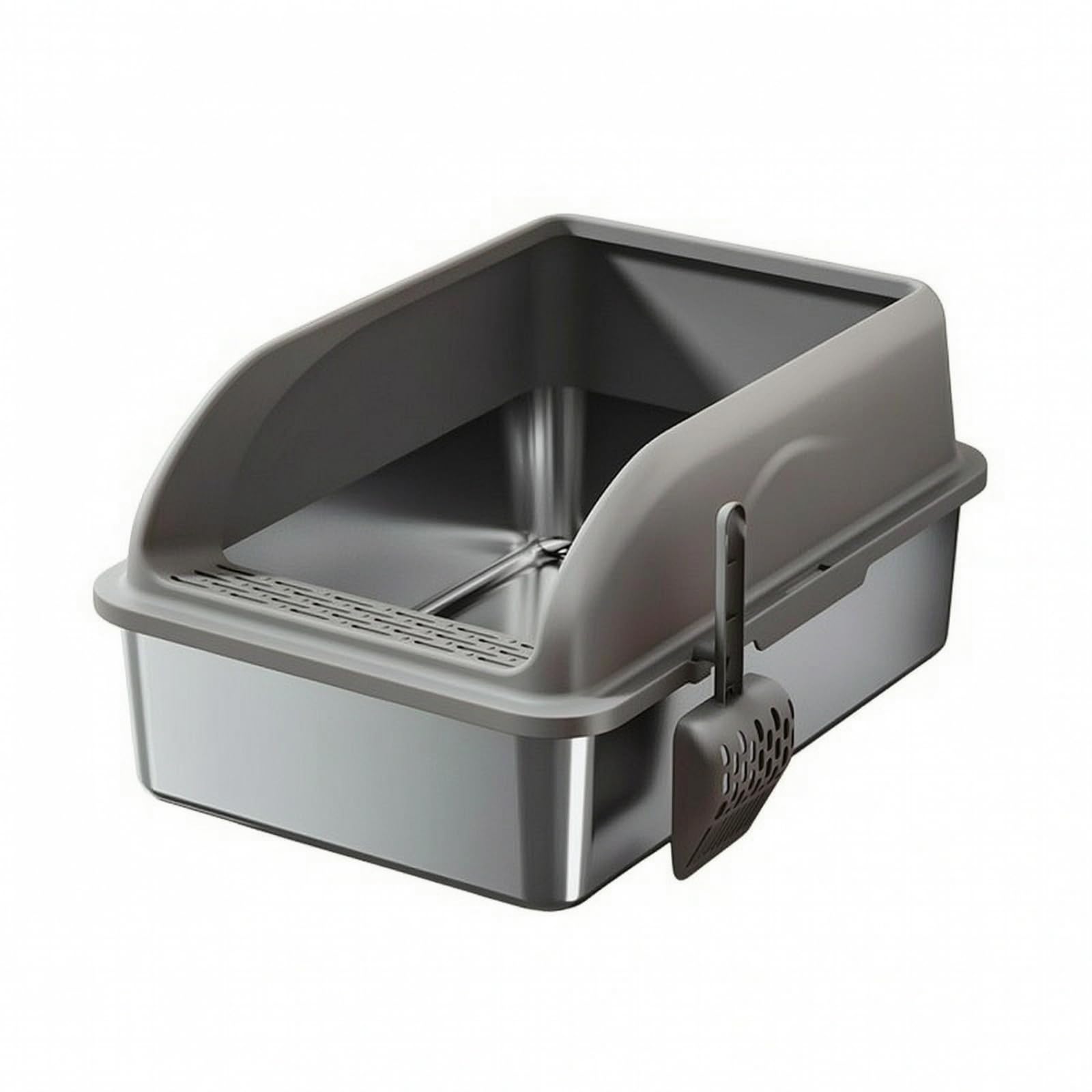 Lettiera in Acciaio Inox Antiaderente