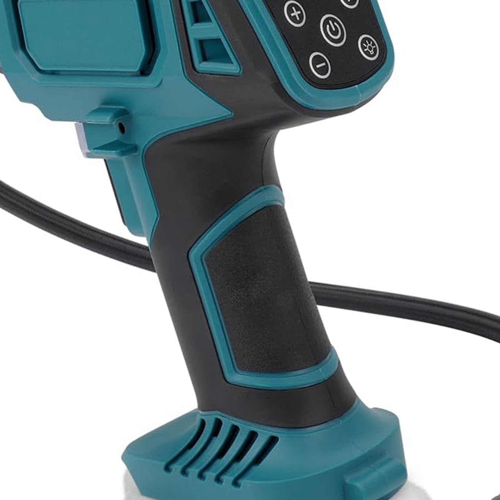 AUNMAS Bezprzewodowa Pompka do Opon ABS Ręczna Pompka Samochodowa 120PSI Cyfrowy Wyświetlacz Automatyczne Wyłączanie dla Właścicieli Samochodów do Użytku Drogowego Kompatybilna z BL1860