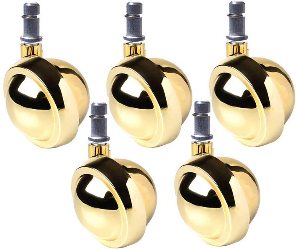 Heavy Duty Castor Wheels Furniture Table Trolley Caster Set of 5 Casters Wheels,Swivel Castor Wheels,Small Castors Furniture Caster Wheel,Casters Wheel Office C