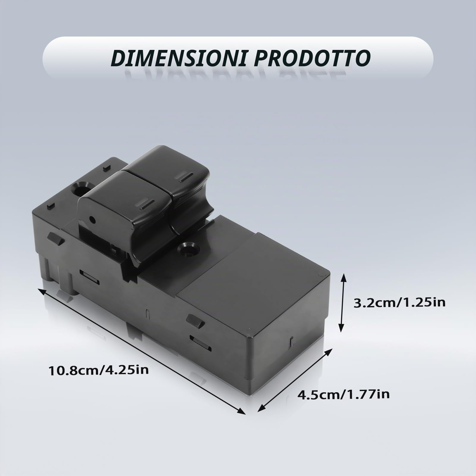 Interruttore alzacristallo elettrico per Micra III K12 2003-2010 25401-AX600 25401AX600 25401-AX600 Pulsante di controllo dell'alzacristallo elettrico
