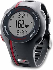 Garmin Forerunner 110 GPS Running Watch with Heart Rate Monitor - Grey/Red