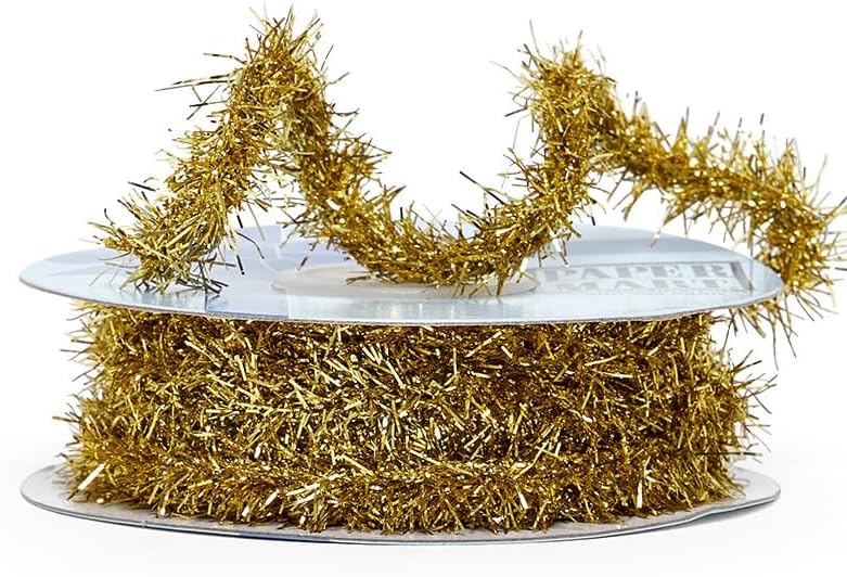 Gold Tinsel Wire 1/2" X 10 Yards