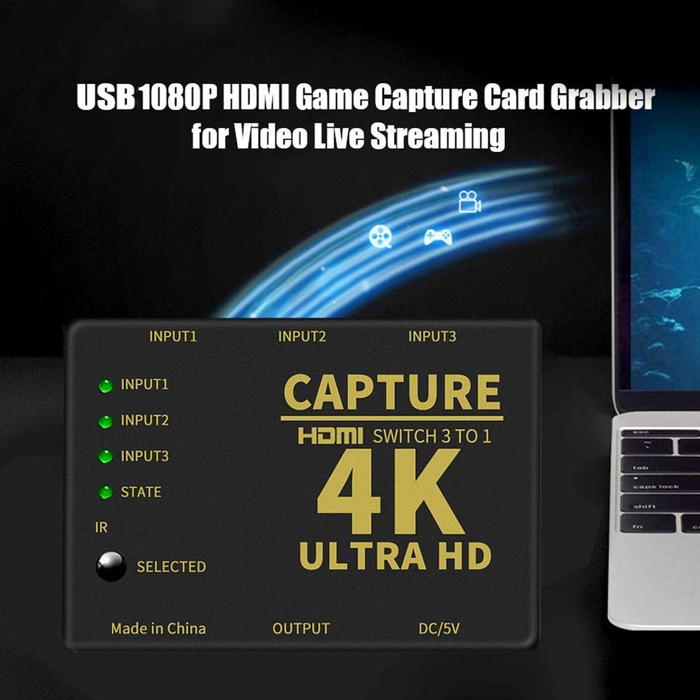 Tobo HDMI to USB 2.0 Video Capture Card 1080p HD Recorder Game Video  Broadcast Tool TD-517H: Buy Online at Best Price in Egypt - Souq is now  Amazon.eg