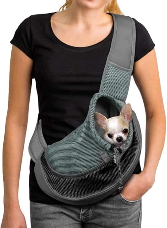 Hundetragetasche Bis 5kg - Atmungsaktive Tragetasche Für Kleine Hunde