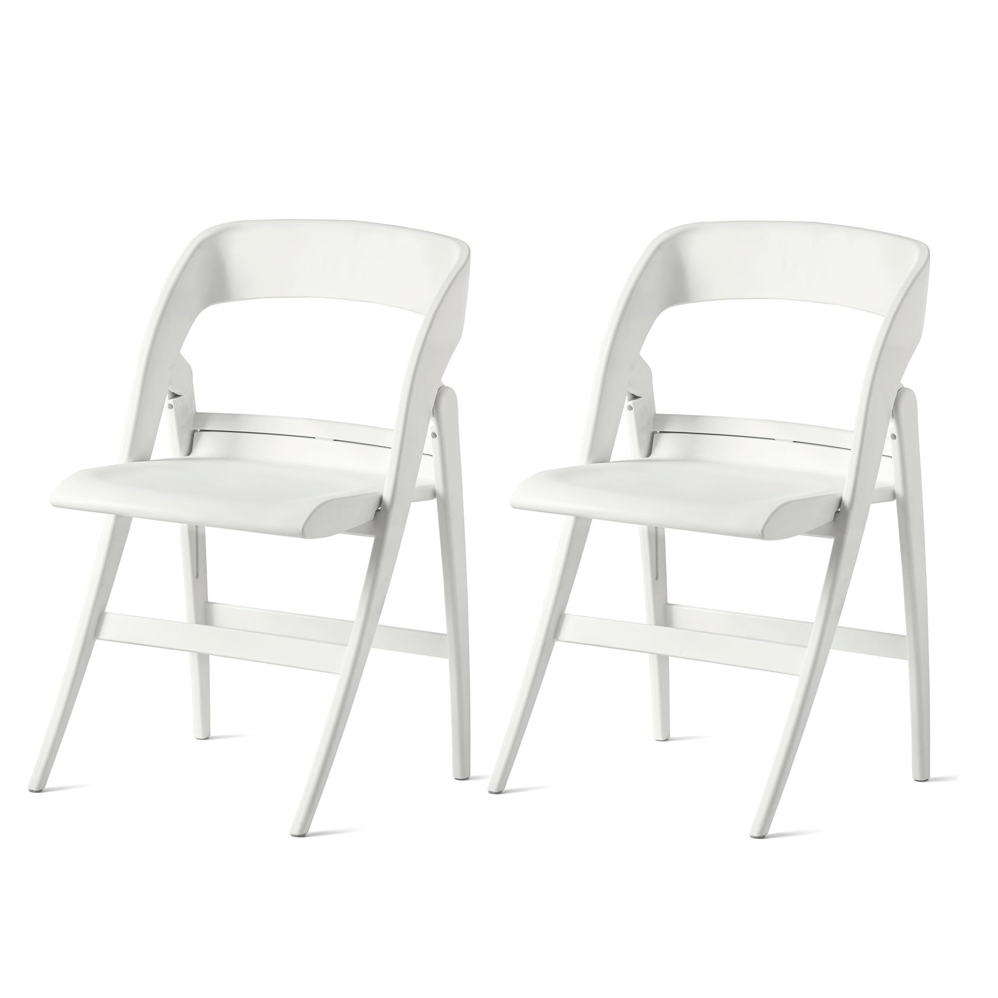 Chaise CLIKCLAK Connubia blanc mat pour sublimer vos repas de famille