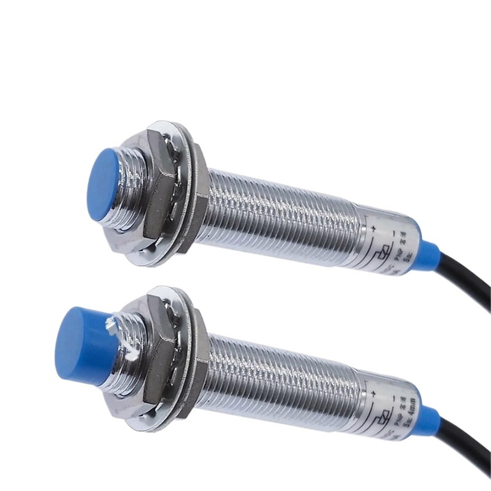 SSDXFJZR 1pcs LJ12A3 BX BY AX AY Blue Proximity Switch Waterproof Embedded Inductive Sensor Shielded and Unshielded NO NC(Lj12a3-4-z-ay)