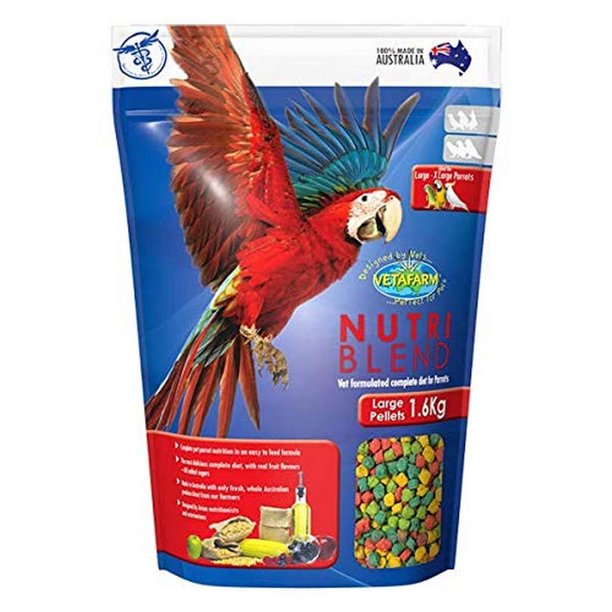 VETAFARM NUTRI Blend 1.6 KG(for Mcaw,Amazon,Cockattoo) (B01N3YMFPC) Amazon Price History, Amazon Price Tracker