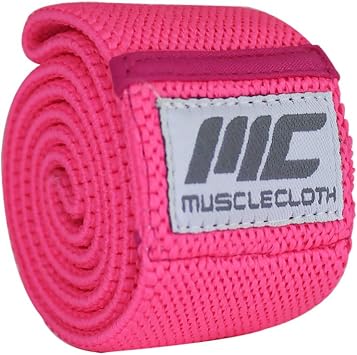 MuscleCloth Active Loop Band Resistance Band Pink Medium