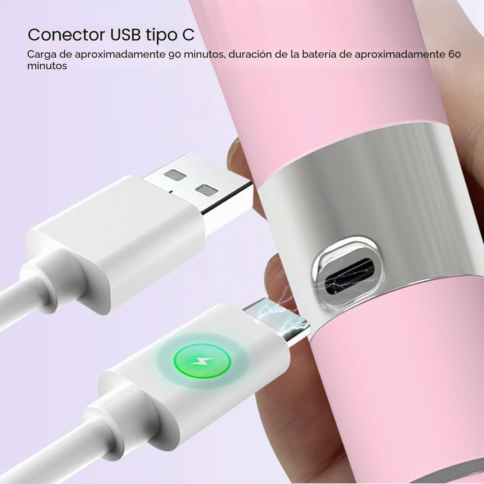 Depilador Eléctrico Corporal 2 en 1 para Mujer, Cabezal Doble para Rostro, Labios, Barbilla, Zona Íntima, Axilas y Piernas, Suave para Piel Sensible, Compacto y Seguro para Viajes