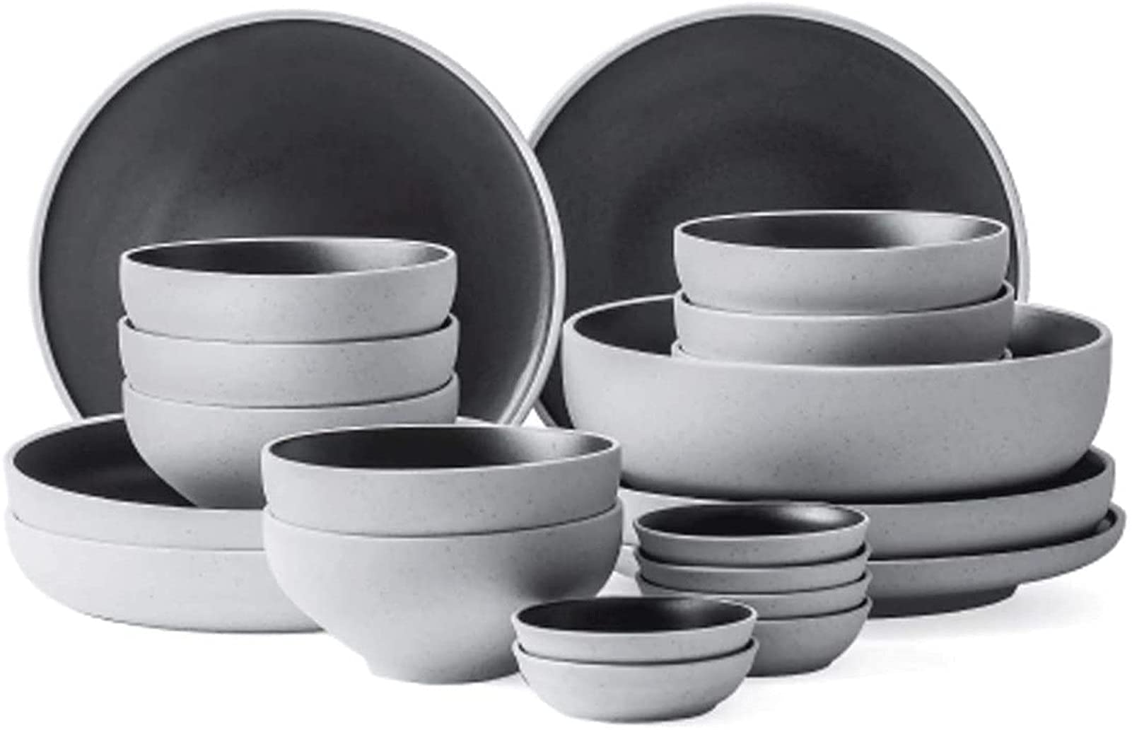 Zestawy talerzy obiadowych, zestaw obiadowy do użytku domowego 7,12,21, sztuka porcelanowa miska domowa zestaw zastaw stołowych motyl, może pomieścić wiele osób, sałatki i płatki owsiane, kuchenka