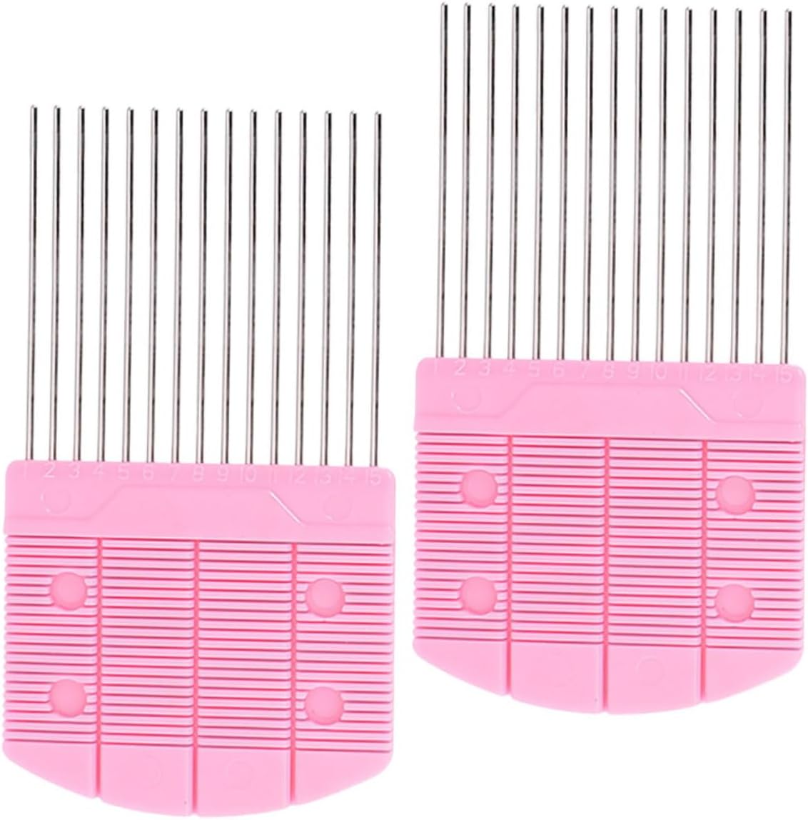 NUOBESTY 2pcs Quilling Tool Paper-Rolling Comb Teeth Handle Paper Quilling Supplies for Crafts and Creative Patterns