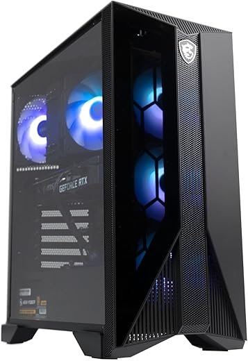 MSI Aegis ZS Gaming Desktop - Ryzen 7, RTX 4060, RGB Cooling