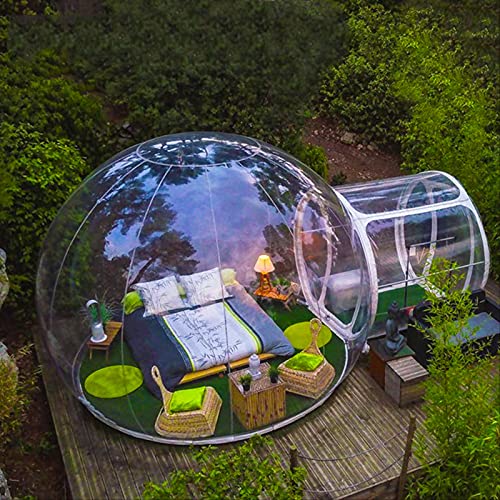 Carpa burbuja inflable domo transparente 4 m para camping miniatura 7