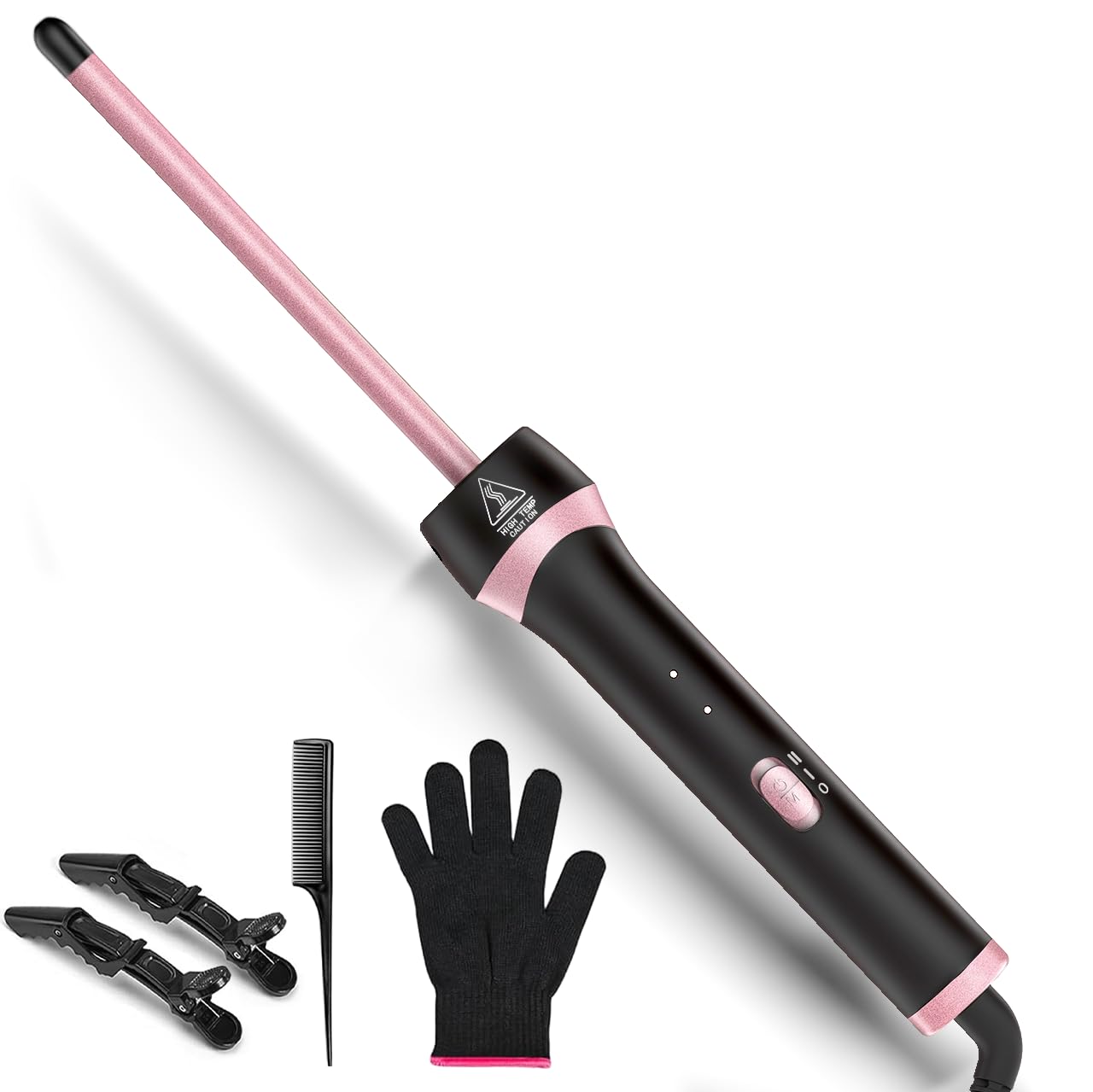 3/8 Inch Ceramic Small Curling Wand 9mm Tiny Curling Iron