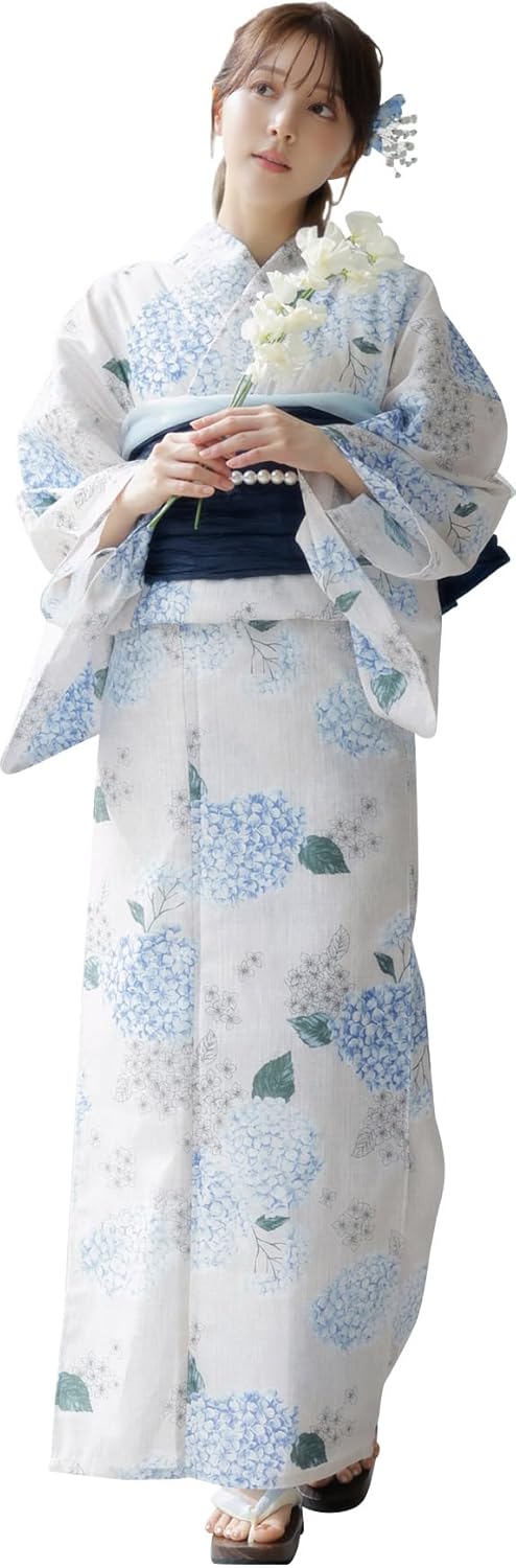 新品 紋紗 唐花 夏着物 正絹 仕付け糸付”シックに咲く”小紋 色無地