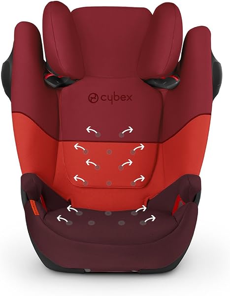 Cybex Silver 2-in-1 Child Car Seat Solution M-Fix SL, for Cars with and Without ISOFIX, Group 2/3 (15-36 kg), from 9 Months to 12 Years Approx. 12 Years, Pure Black - 3