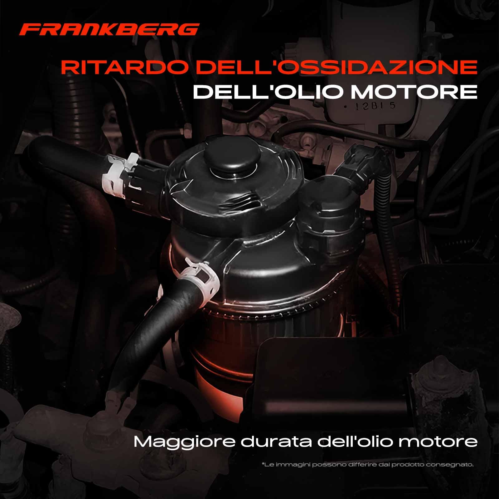 Frankberg Separatore Olio Sfiato del Basamento Compatibile con Altea XL 5P5 5P8 Leon 1P1 Fabia I 6Y2 Octavi.a II 1Z3 Golf VI 5K1 Polo 6C1 6R1 Polo 9A 9N Replace# 036103464AK