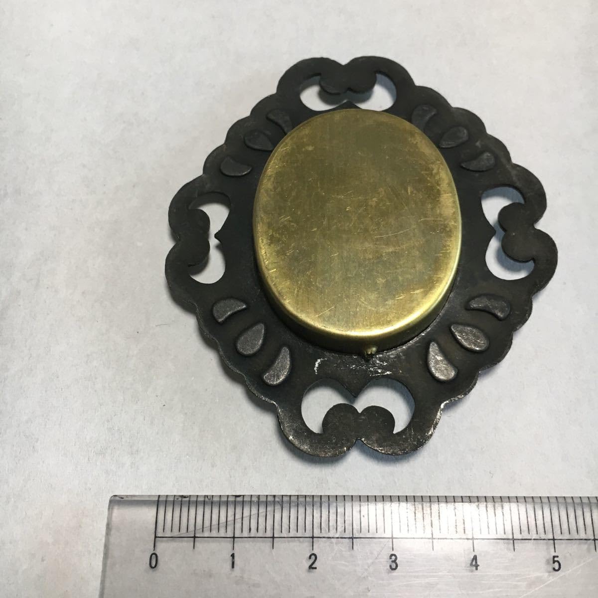 菊桜　襖引き手 wasitu-reform_hn-h-014-bk