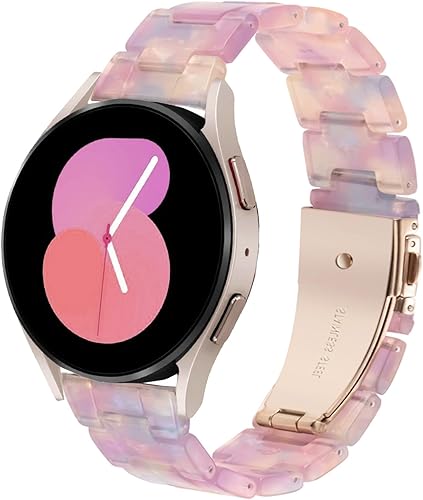 Vista 205 de Correas compatibles con Samsung Galaxy Watch 7 / FE / 6/6 Classic / 5/5 Pro / 4/4 Classic / 3 de 1.614 in / Huawei GT3 de 1.654 pulgadas, 0.787