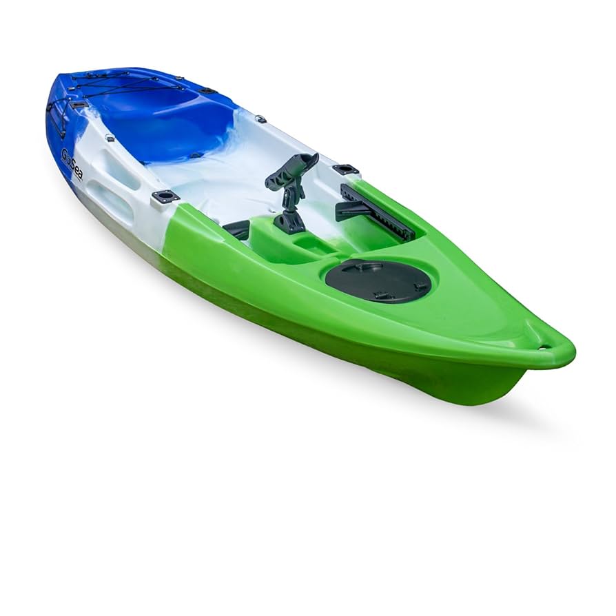 GoSea Glide Single Sit on Top Fishing Kayaks | Premium 1+1