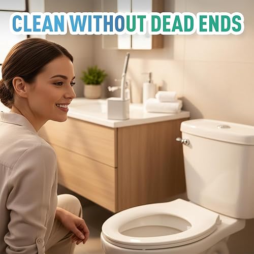 Miniatura 6 de Cepillo de inodoro desechable, nuevo soporte para escobilla de inodoro 2025, cepillo de inodoro compacto montado en la pared para baños modernos,