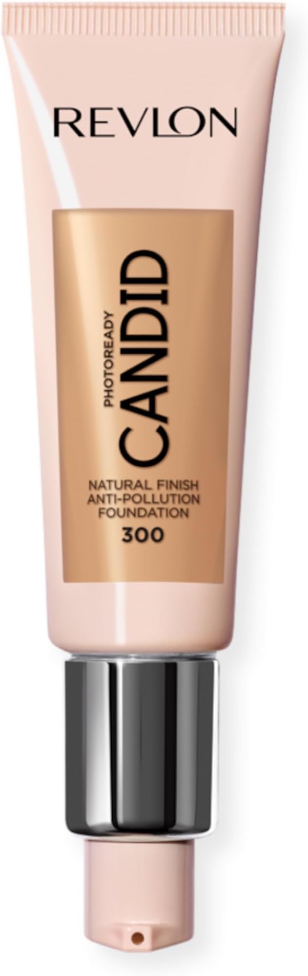 Revlon PhotoReady Candid Natural Finish Foundation, with Anti-Pollution, Antioxidant, Anti-Blue Light Ingredients, Dune (300), 22 ml