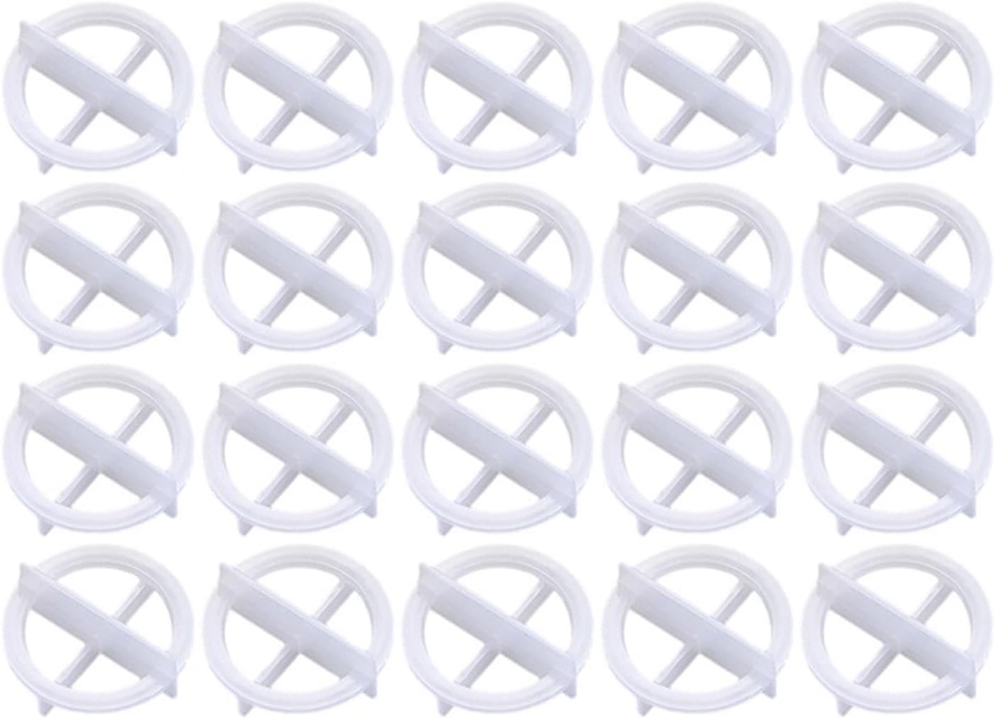 Tile Spacers 500/1000Pcs Plastic Tile Leveling System Clips Spacers Wedge for Floor Wall For Tiling Fixing with Multiple Size Choices(1000Pcs,1mm)