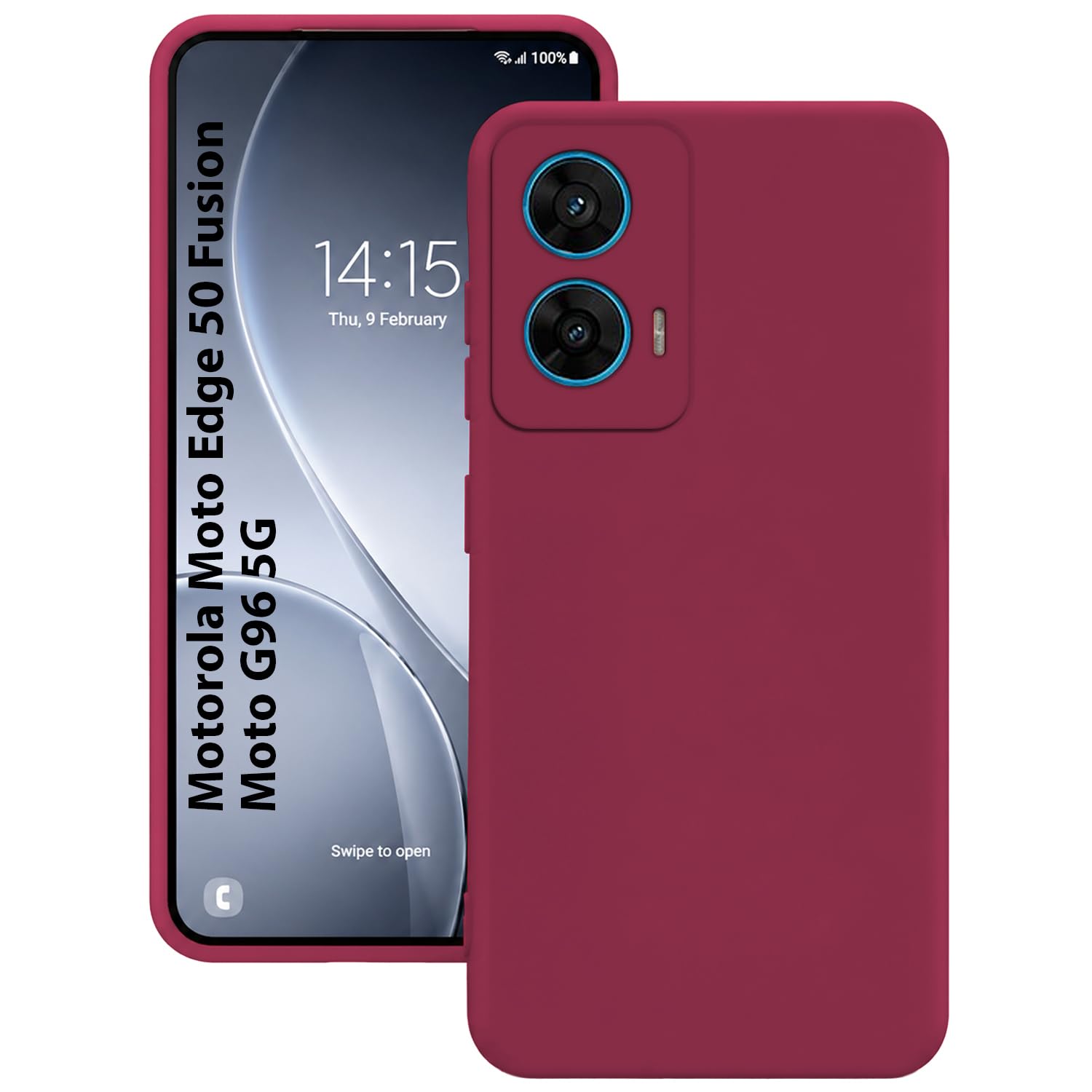 KACA Silicone Case for Motorola Moto Edge 50 Fusion -1