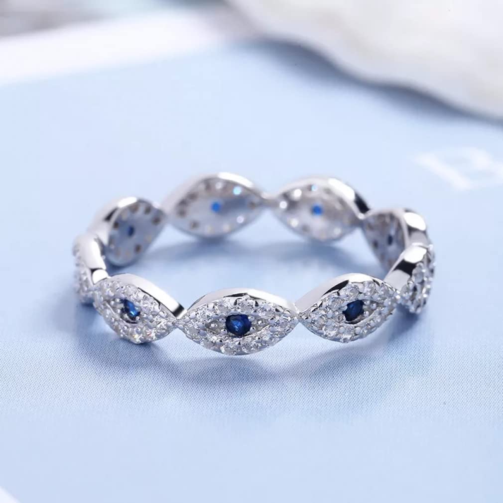 S925 Sterling Silber Ringe für Frauen Viel Glück Stein Voll AAA Zirkon Ring Hochzeit Schmuck