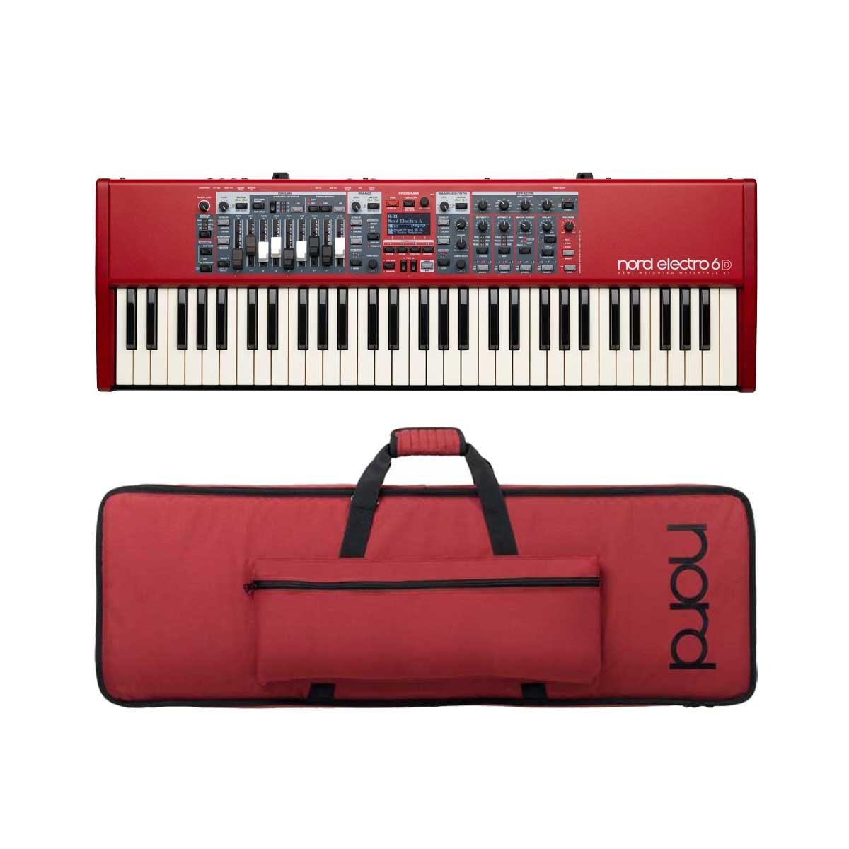 Amazon | NORD electro 6D 61 純正ケースセット 61鍵盤 ステージ 