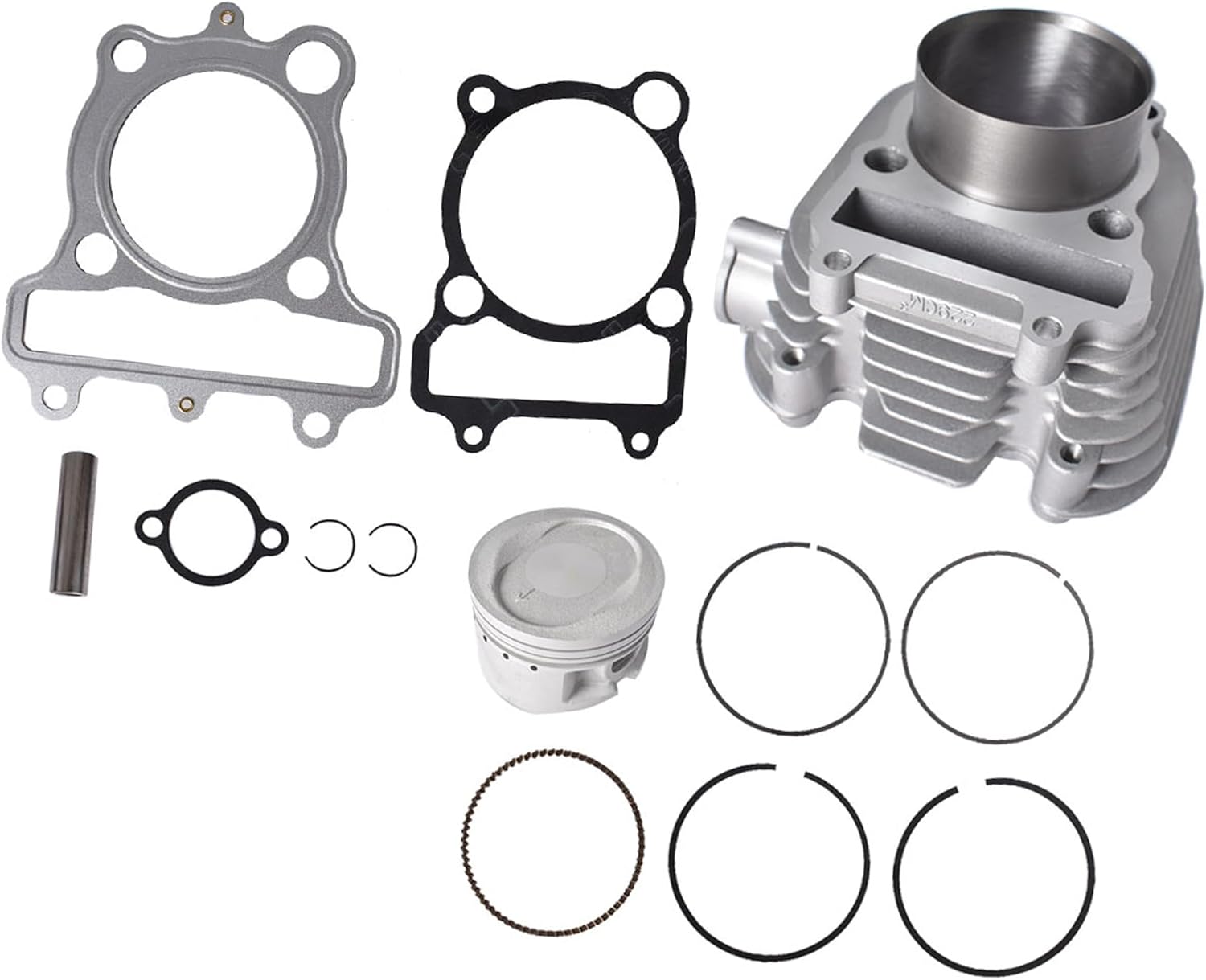 labwork Reemplazo del kit de extremo superior de pistón de junta de cilindro para Yamaha Timberwolf 250 YFB250 Reemplazo para 4BD-11310-01-00