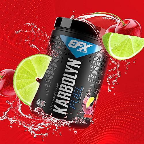 Efx Sports Karbolyn Fuel | Fast-Absorbing Carbohydrate Powder | Carb Load, Sustained Energy, Quick Recovery | Stimulant Free | 18 Servings (Cherry Limeade) #TOP6
