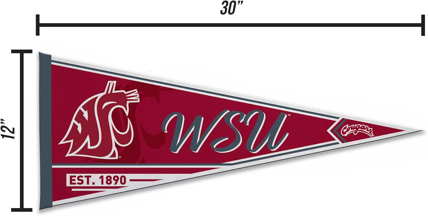 Rico Industries NCAA Classic 12" x 30" Felt Wall Décor Pennant - Great for Home/Bed Room/Man Cave Décor - Image 5