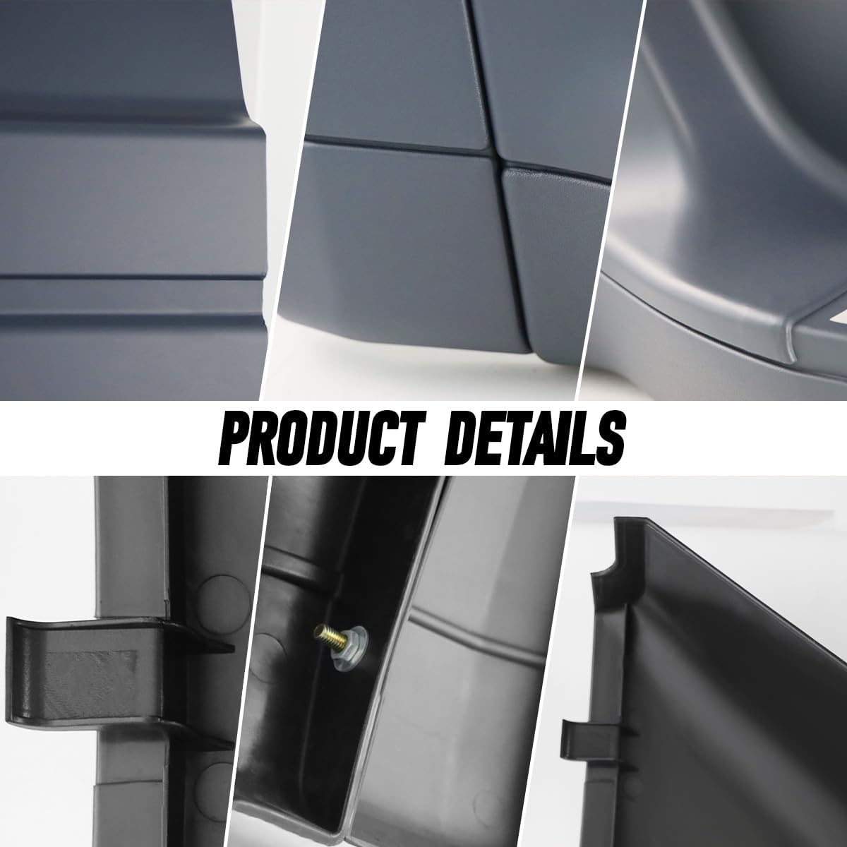 Rear Fairing Skirt Panel with Side Cover for Right Side, Compatible with 1996-2017 Freightliner Century & 2004-2017 Freightliner Columbia