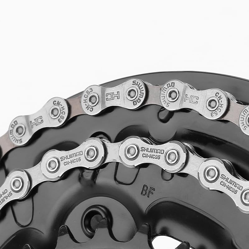 SHIMANO CN-HG40 自転車 チェーン 修理 補修 FDB206 シマノCN-HG40チェーンに交換 : kanetaの気ままな日々