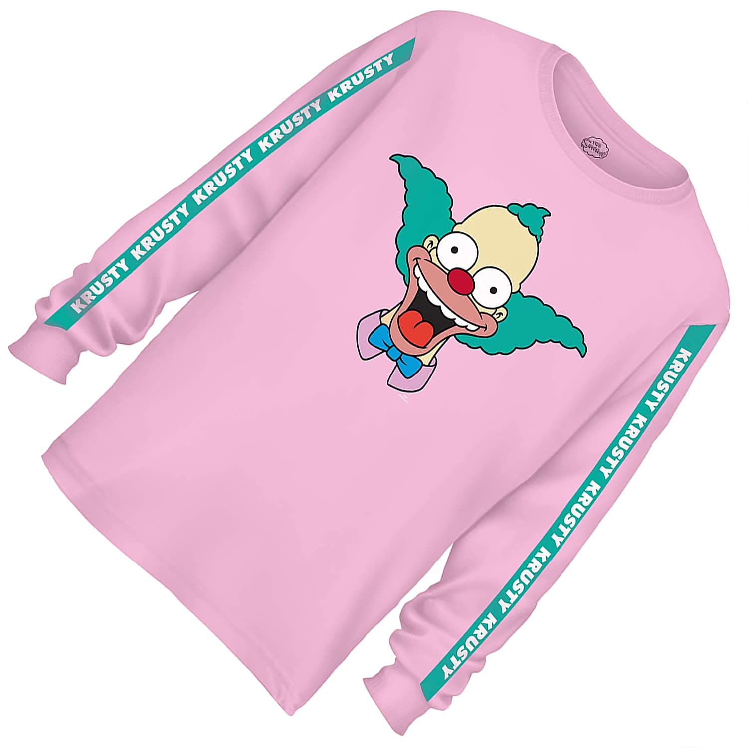 The Simpsons Long Sleeve Shirt Krusty Clown Lisa Bart Homer Tee Graphic T-Shirt
