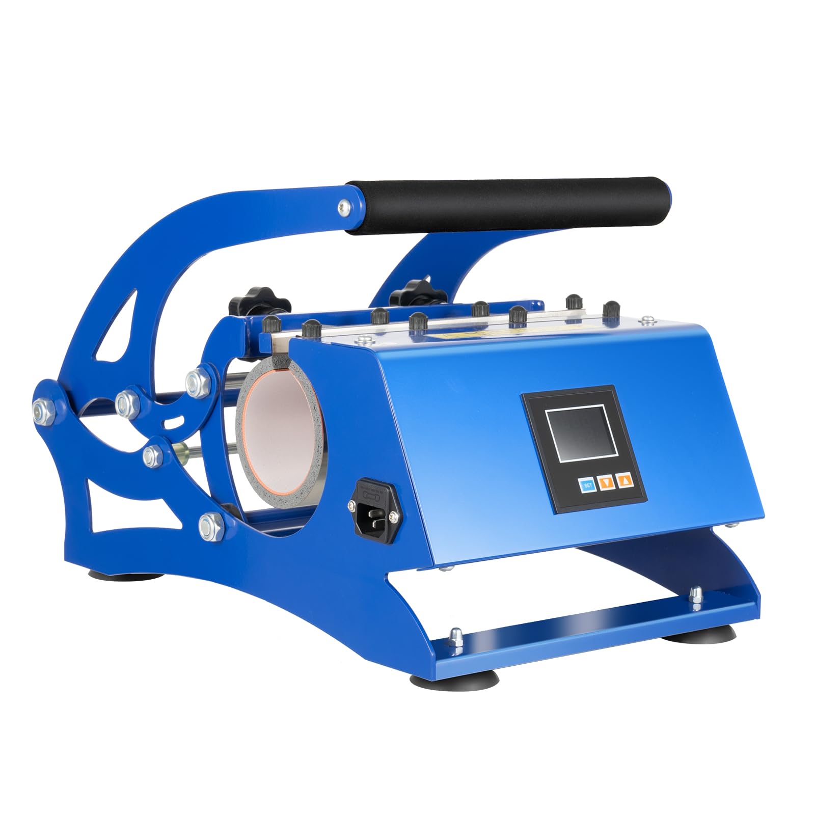 Pressa per tazze, 600 W, pressa a sublimazione 6 in 1, pressa a caldo con 6 sottobicchieri, stampante multifunzione a sublimazione