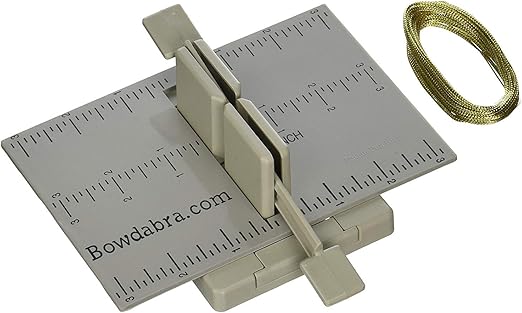 Darice BOW2300 Mini Bowdabra Hair Bow Making Kit (1Kit), Gray